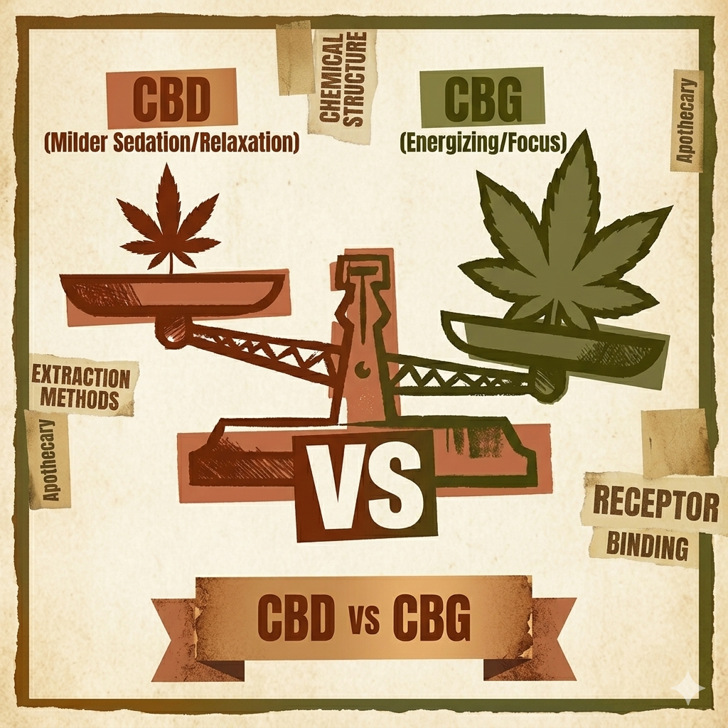 CBD vs CBG: What's the Difference?