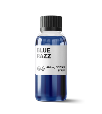 Blue Razz Syrup 420mg - Delta 9