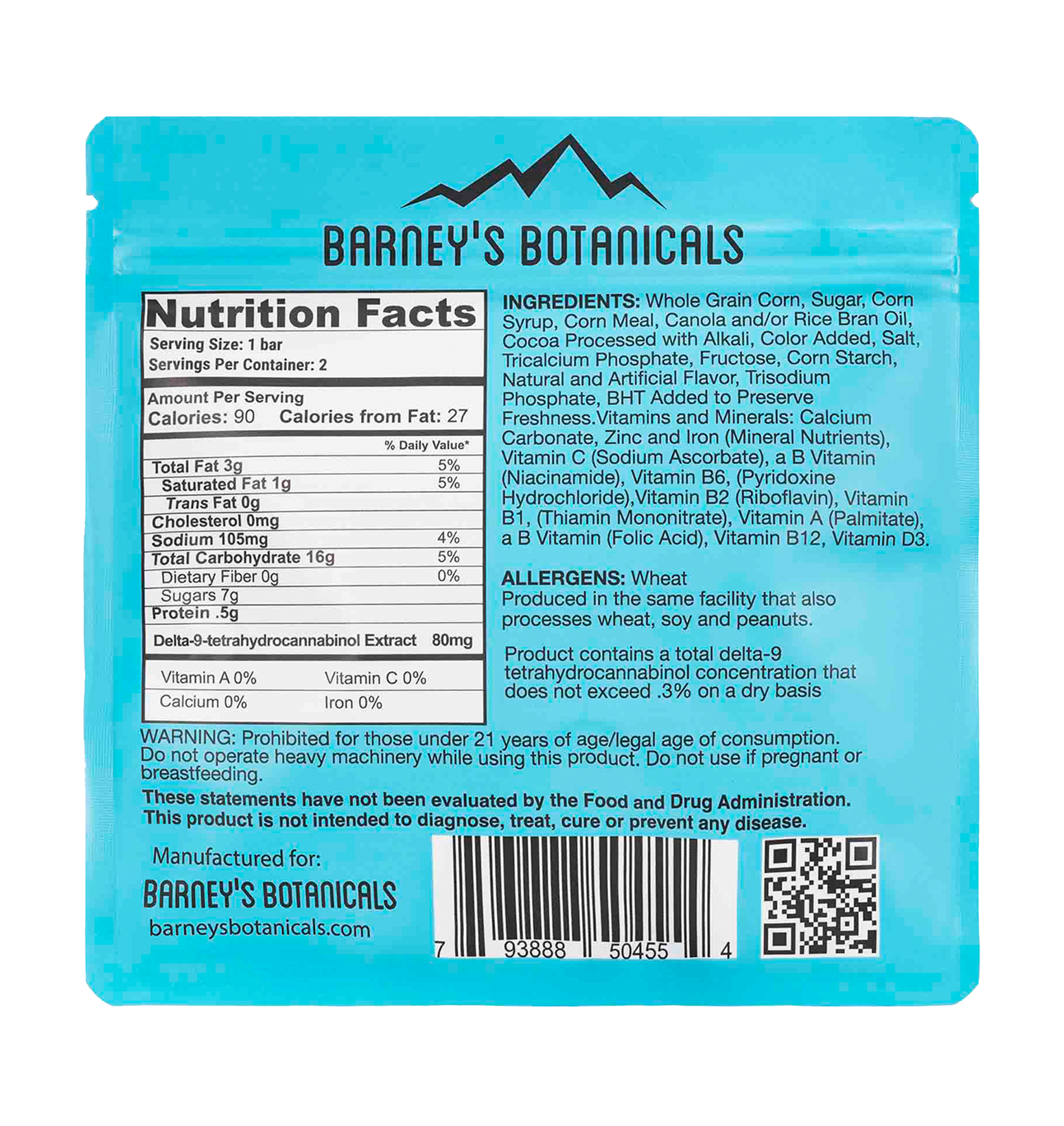 Cocoa Crunch Bars 160mg