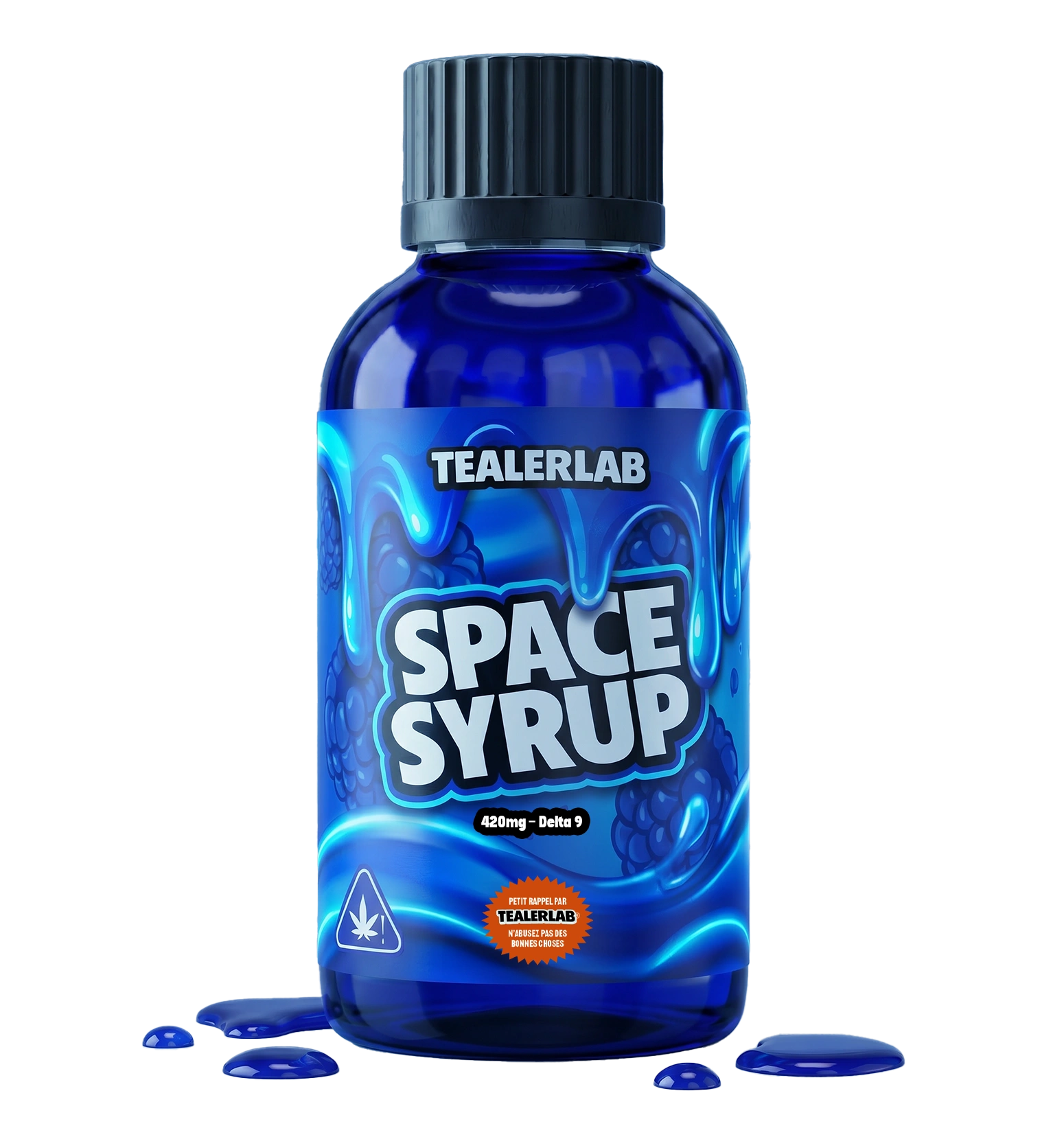 Blue Razz Syrup 420mg - Delta 9