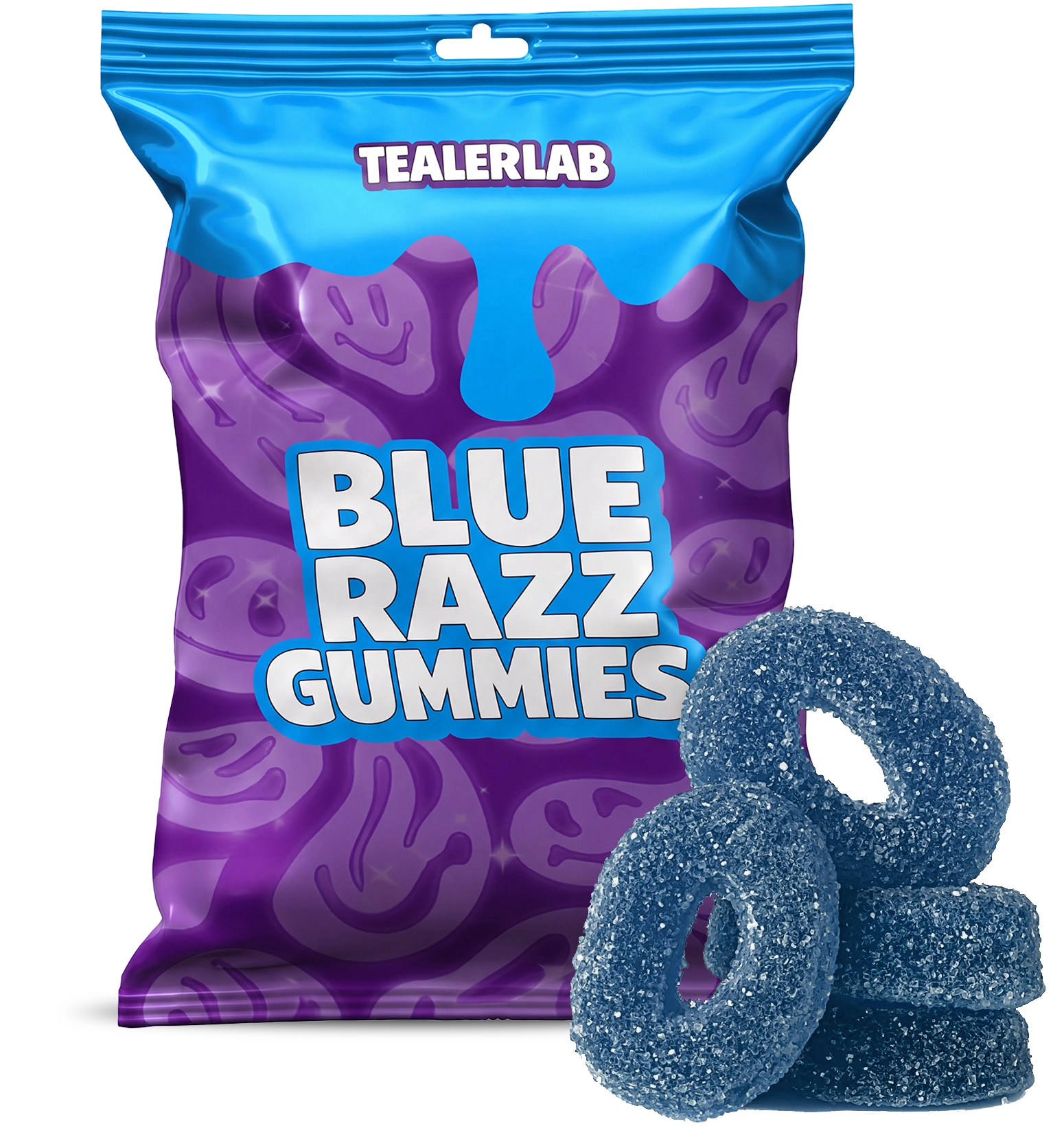 Gummies Bluerazz 30mg - Delta 9 Gummies