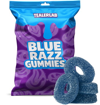 Gummies Bluerazz 30mg - Delta 9 Gummies